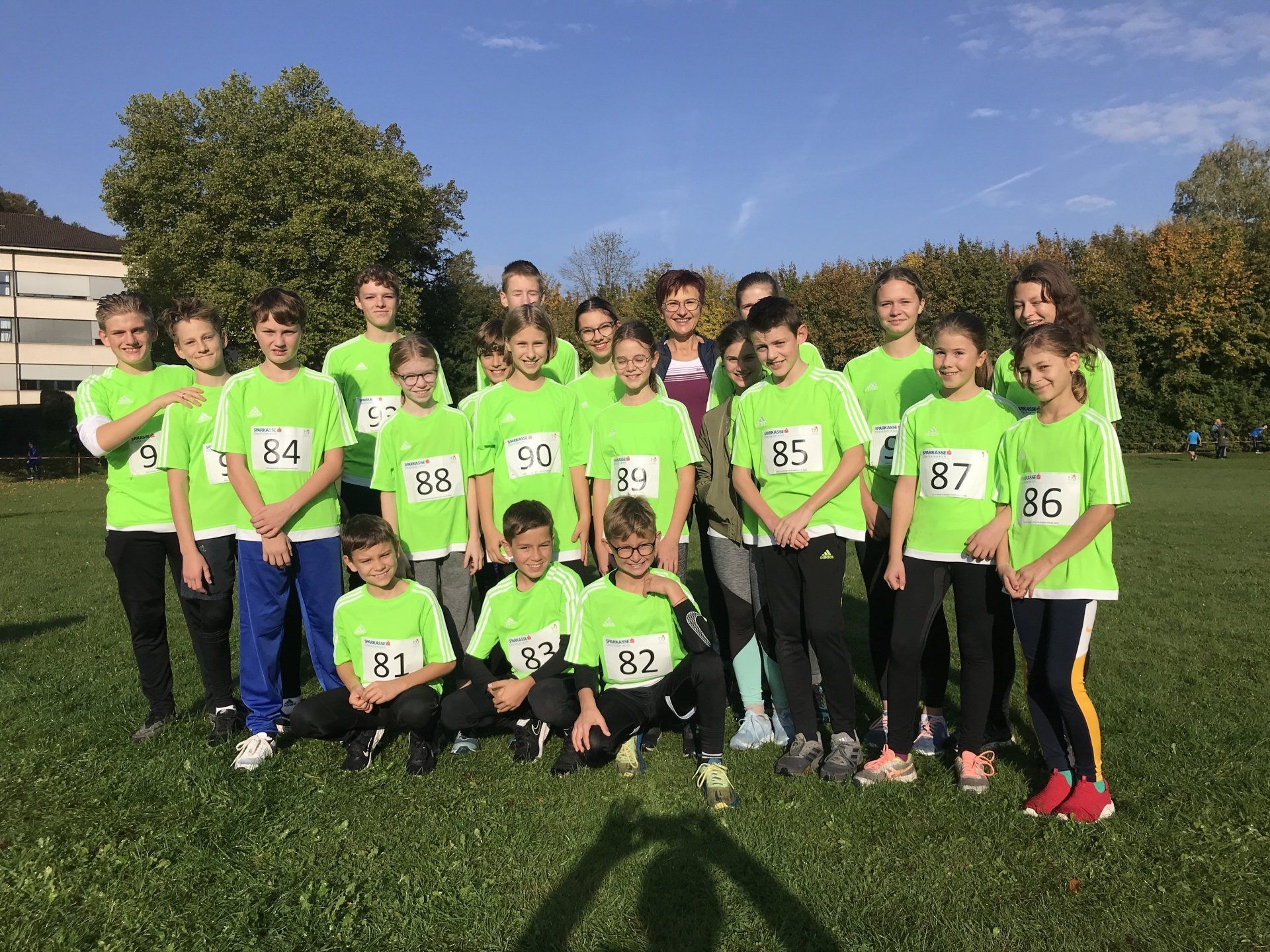 Stark vertreten war die MMS-Saxen beim Cross Country Lauf am 11. Oktober in Grein.