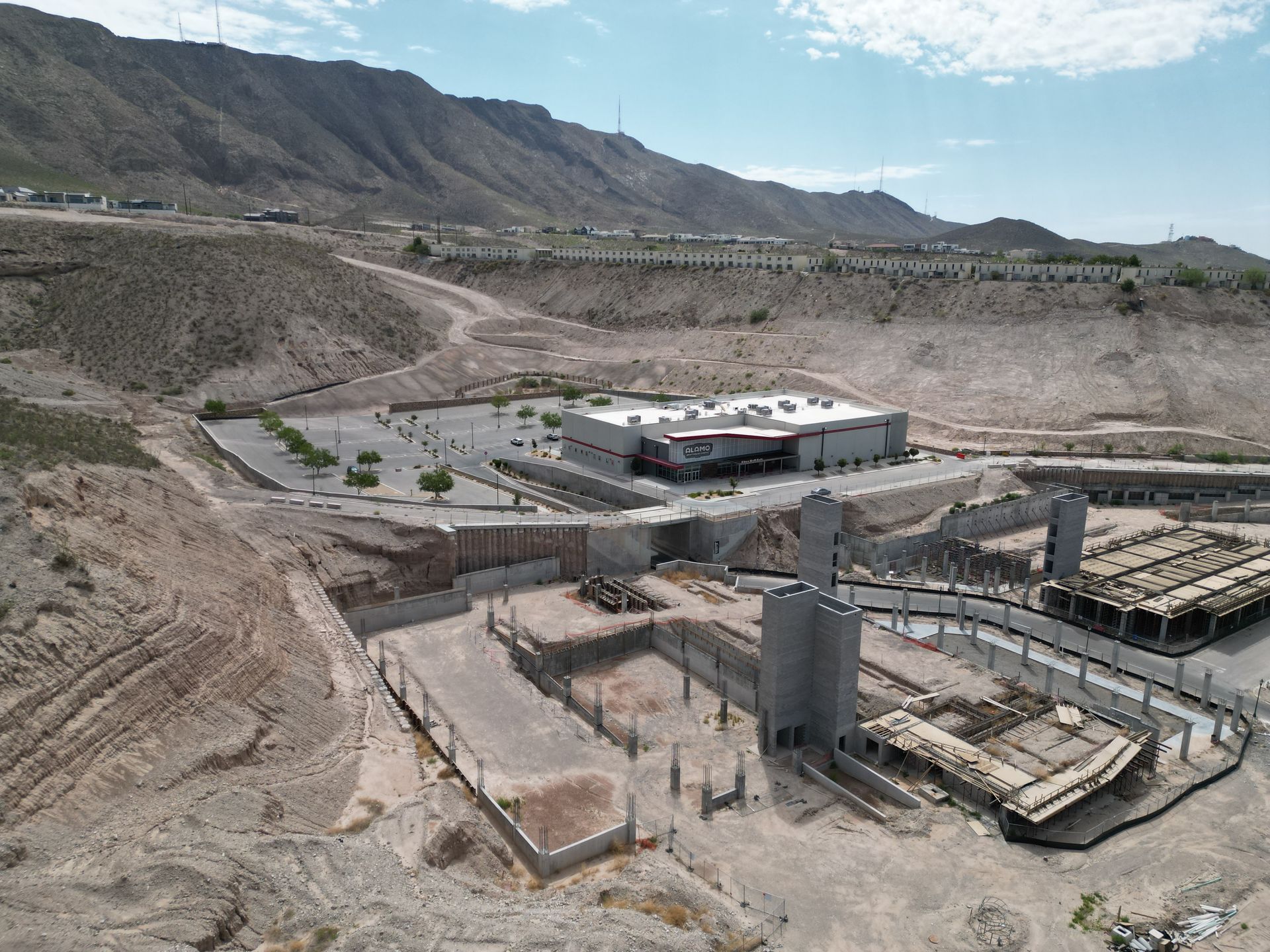 Construction progress photography in El Paso by From Above Droneworks.