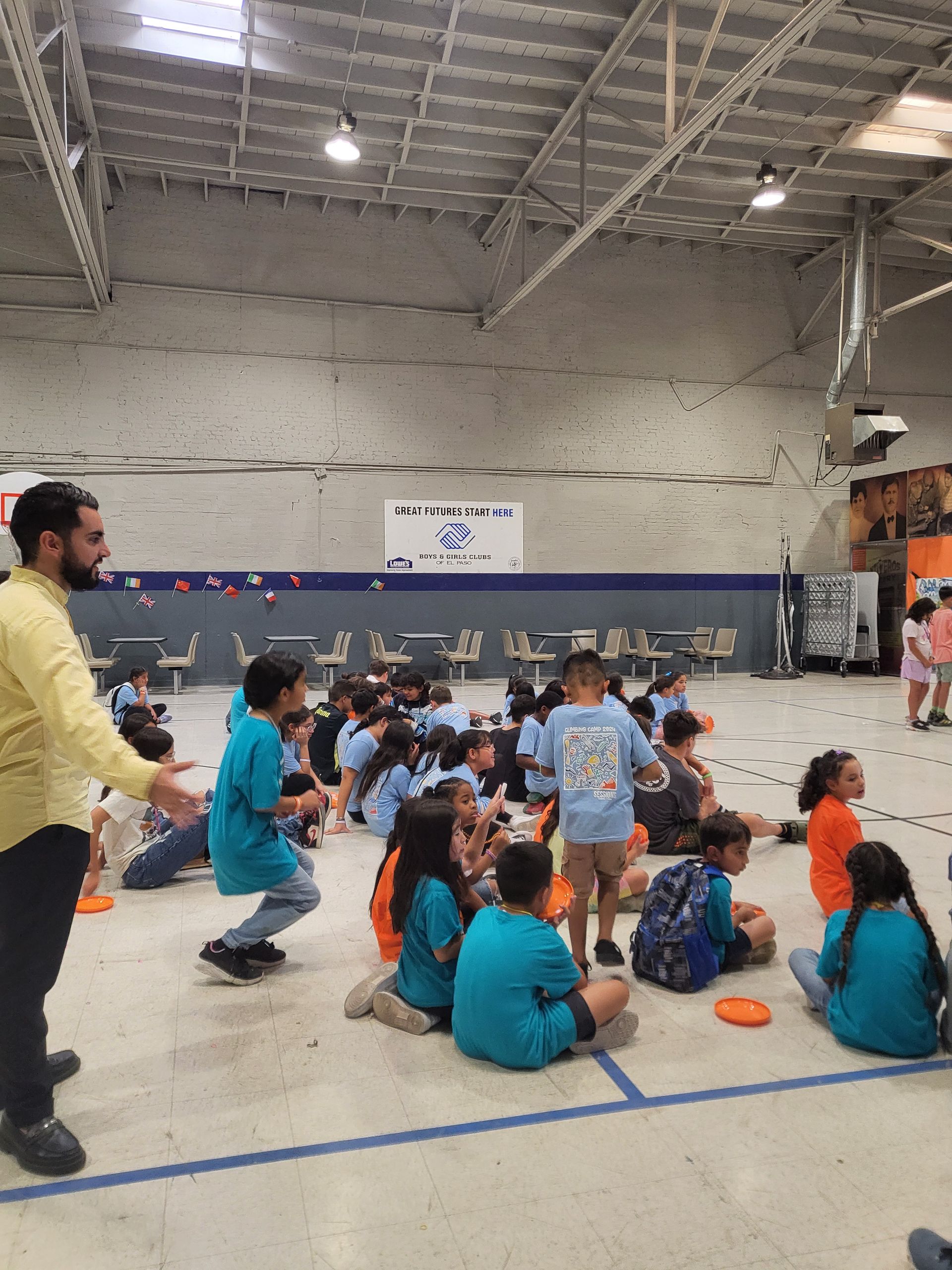 Great Futures Start Here sign at Boys & Girls Club of El Paso.