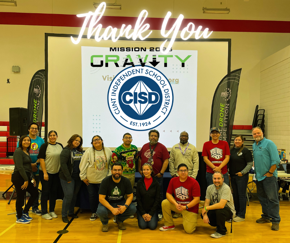 Photo of Clint ISD Aerial Drone Competition Mission 2025 Gravity event.