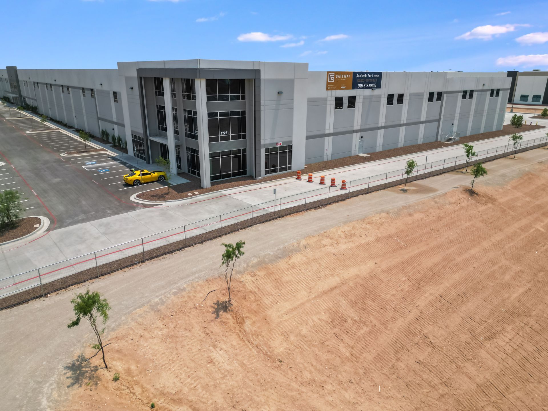 Loop 375 Commerce Center in El Paso, Texas, is a modern industrial facility featuring dock and ramp loading options, ample warehouse space, and strategic location near major transport routes and El Paso International Airport, making it a key logistics hub.