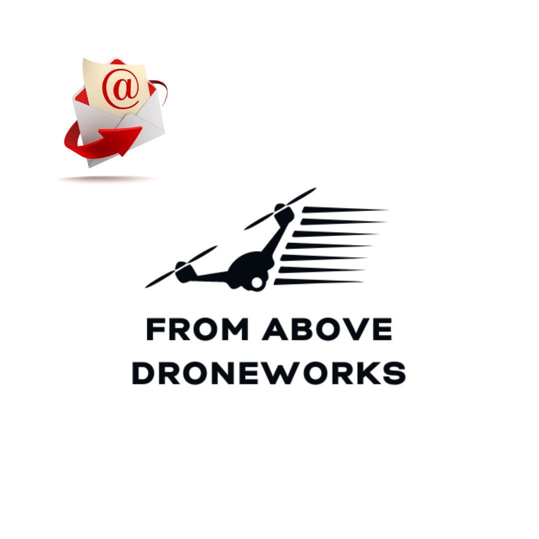 Email with job application instructions for From Above Droneworks.