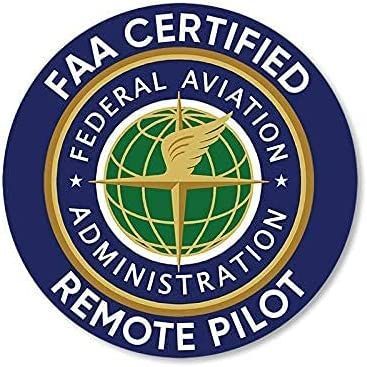 Federal Aviation Administration Remote Pilot Certification Logo: The logo showcases the official emblem of the FAA.