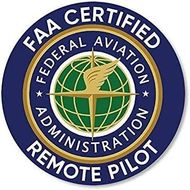 Federal Aviation Administration Remote Pilot Certification Logo: The logo showcases the official emblem of the FAA Remote Pilot Certification. It includes a stylized representation of a drone and wings, symbolizing aviation and unmanned aircraft operation. The logo prominently features the words 'Remote Pilot Certification' against a backdrop of the FAA colors—blue and gold—signifying professionalism and authority in drone piloting and airspace regulation.