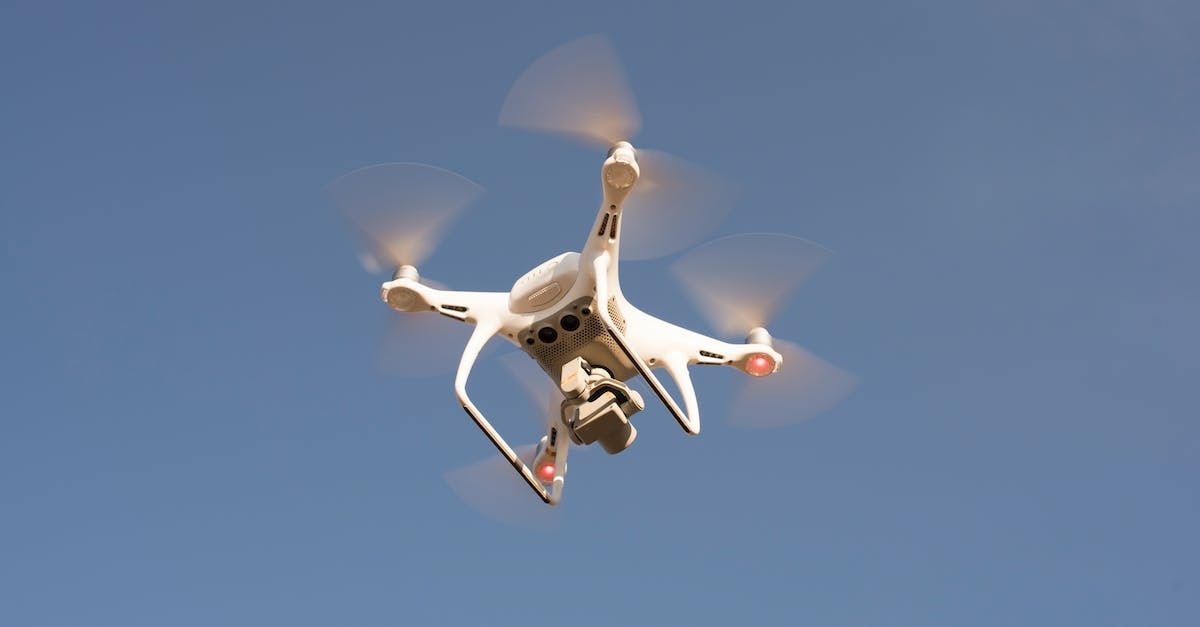 Drone in Flight: An aerial view capturing a drone in mid-flight.