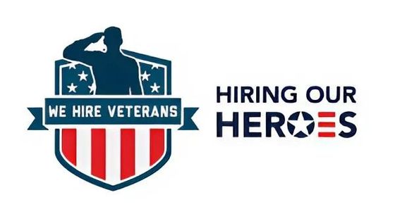 Hiring Our Heroes badge highlighting veteran-owned small business.