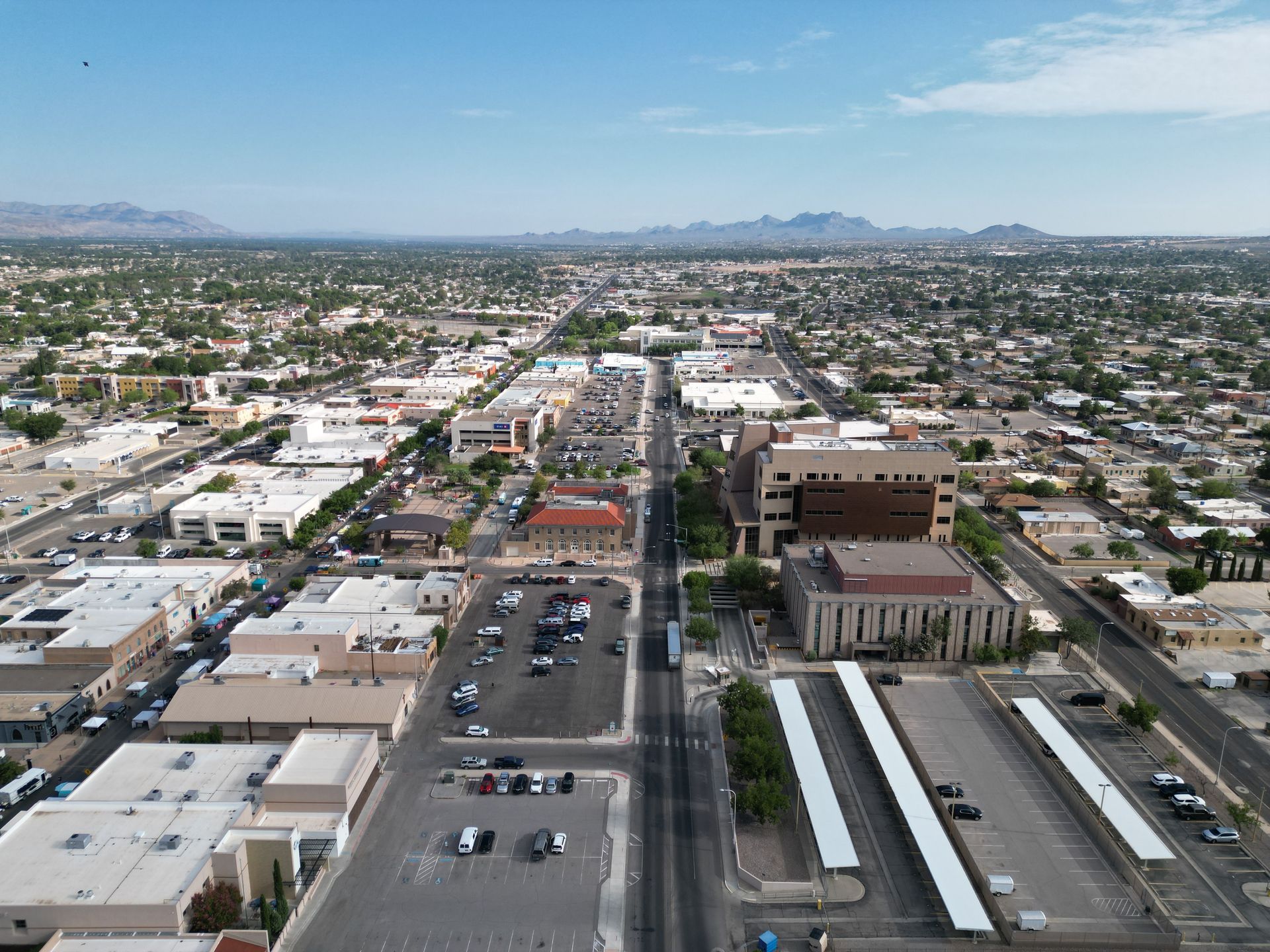 Downtown Las Cruces, NM, featuring historic buildings, local shops, restaurants, and cultural attractions.