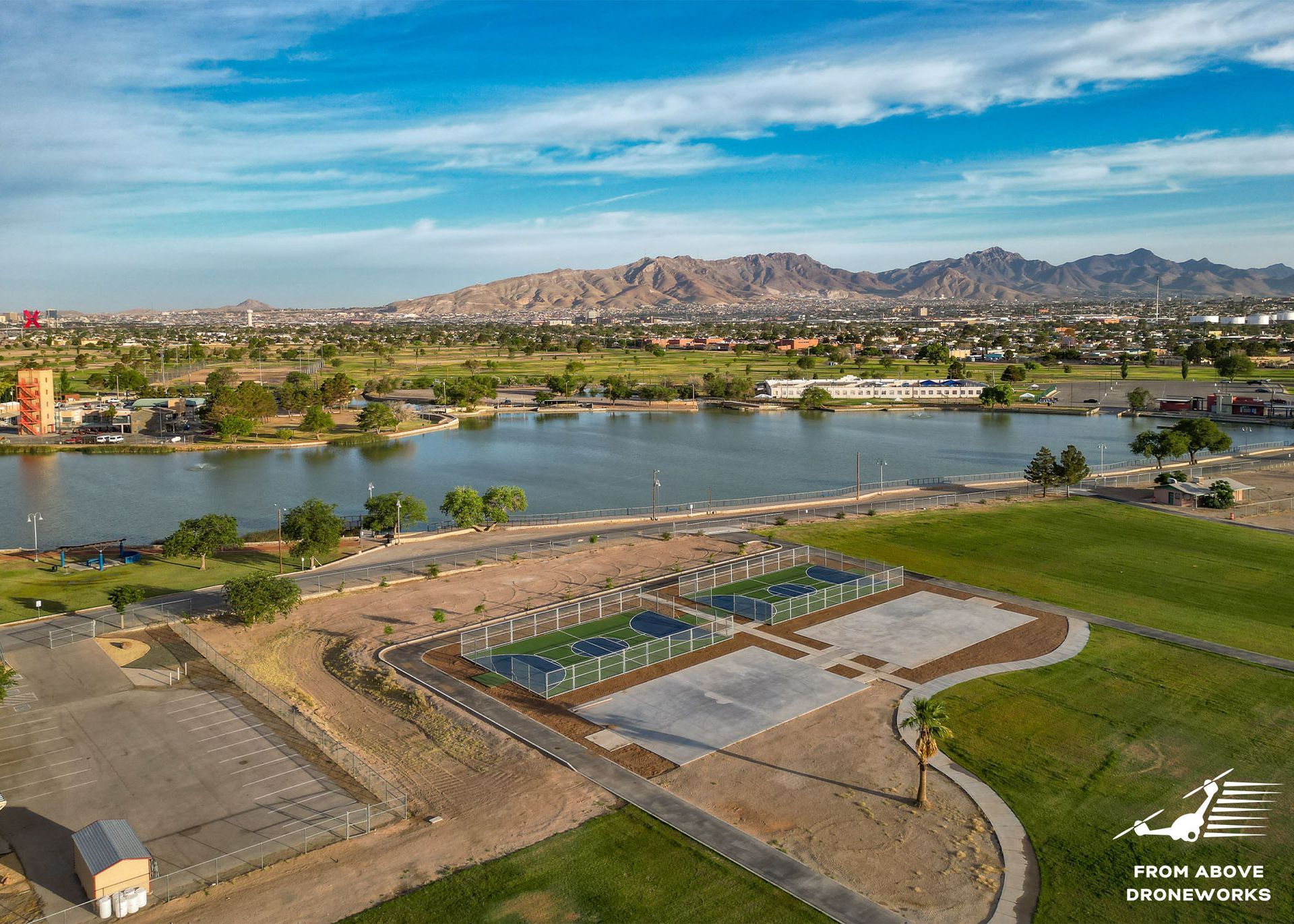 Ascarate Park, El Paso: An image showcasing Ascarate Park in El Paso. The photo may feature the park's landscape, including greenery, lake, walking trails, recreational facilities, or visitors enjoying various activities. It highlights the natural beauty, amenities, and leisure opportunities offered by Ascarate Park in El Paso.