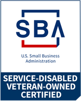 Icon representing SBA SDVOSB: Small Business Administration's Service-Disabled Veteran-Owned Small Business logo.