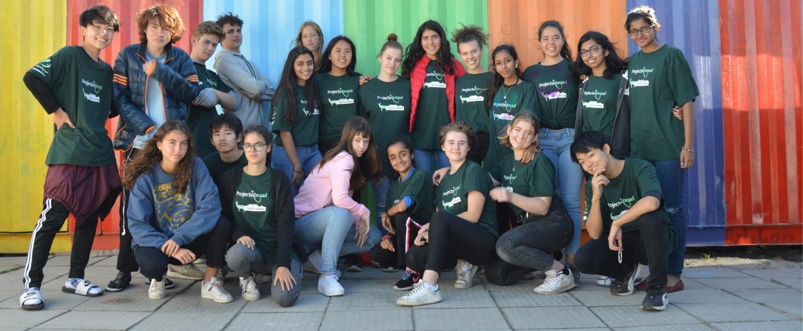 Group of volunteers in El Paso posing for a photo, highlighting the importance of community.