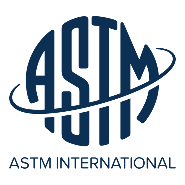 ASTM International logo: dark blue letters