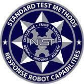 NIST logo: blue and silver badge with