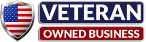 Certified Veteran-Owned Business logo.