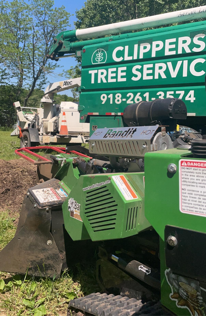 Clippers Tree Service equipment