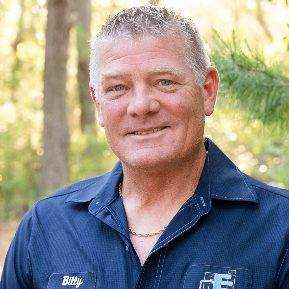 Billy Maher the heavy equipment operator for faulkner electric
