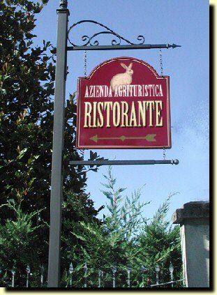 insegna di ristorante vintage
