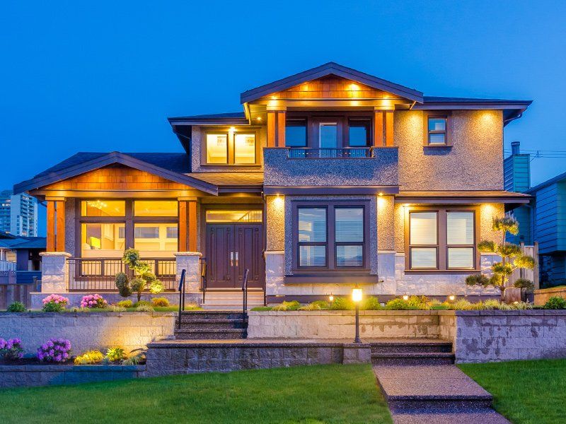 House At Night — Denham Springs, LA — Double D Electric