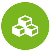 Boxes stacked icon