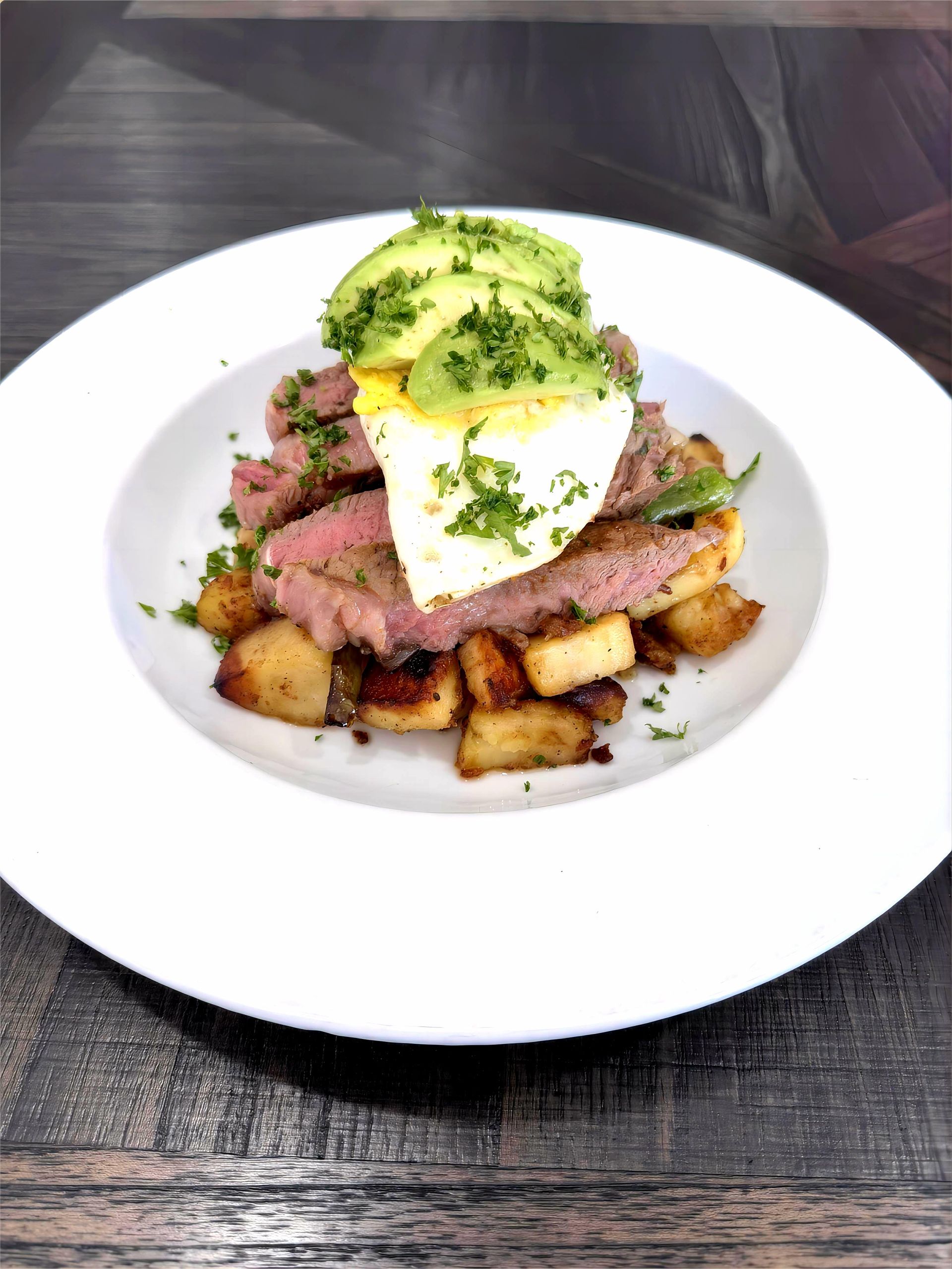 Steak and Sweet Potato Hash