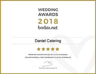 Wedding Awards para Daniel Catering