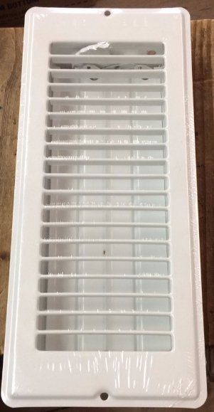 Floor Register 4 X10 White — San Antonio, TX — Mair's Manufactured Home Supply