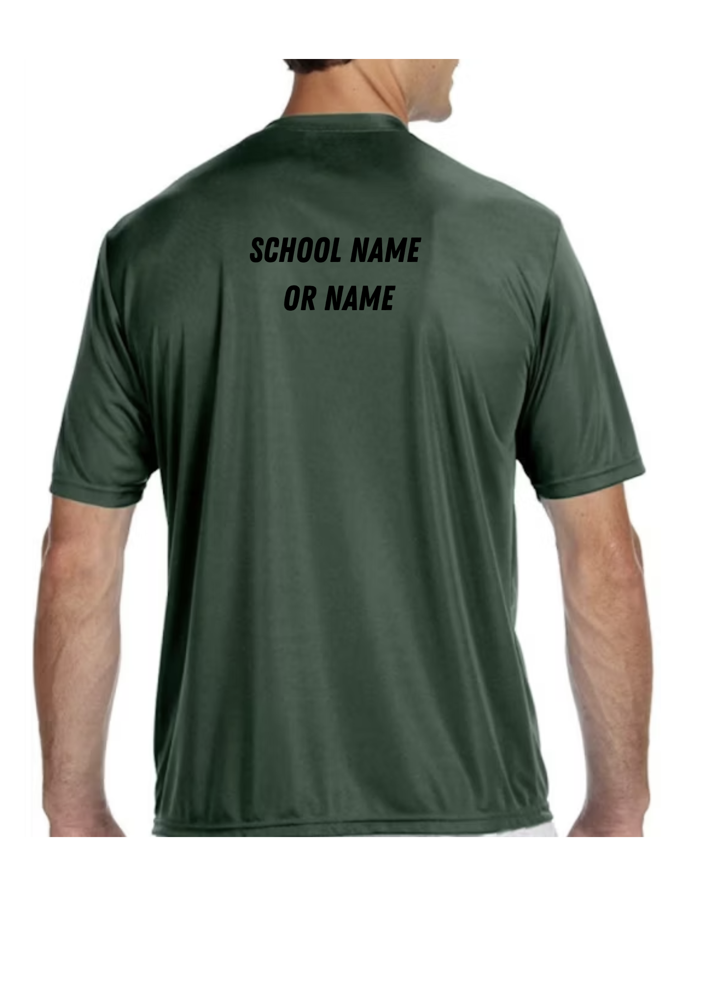 Personalized Adult Dueling Dragon tournament performance t- shirt - forest green or pale pink