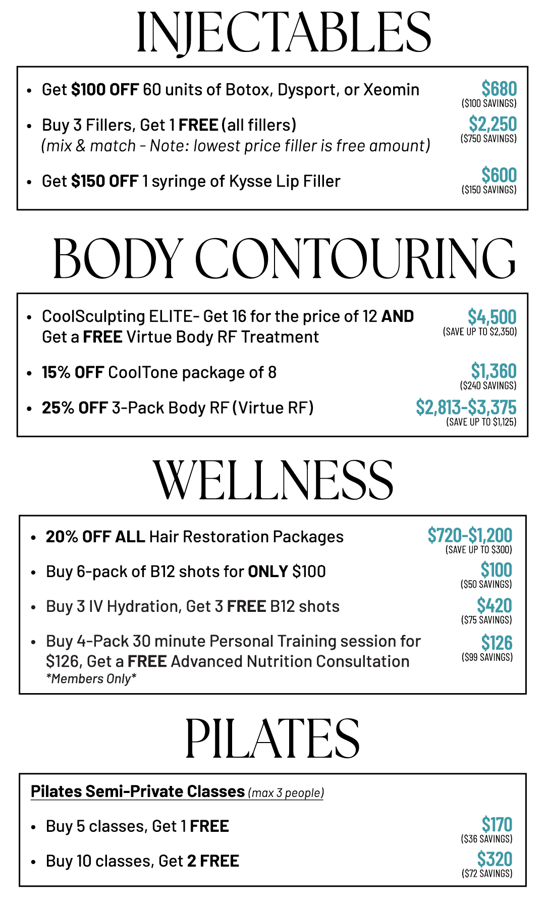 Chronos Extravaganza event specials | Metairie Med Spa | Chronos BHW