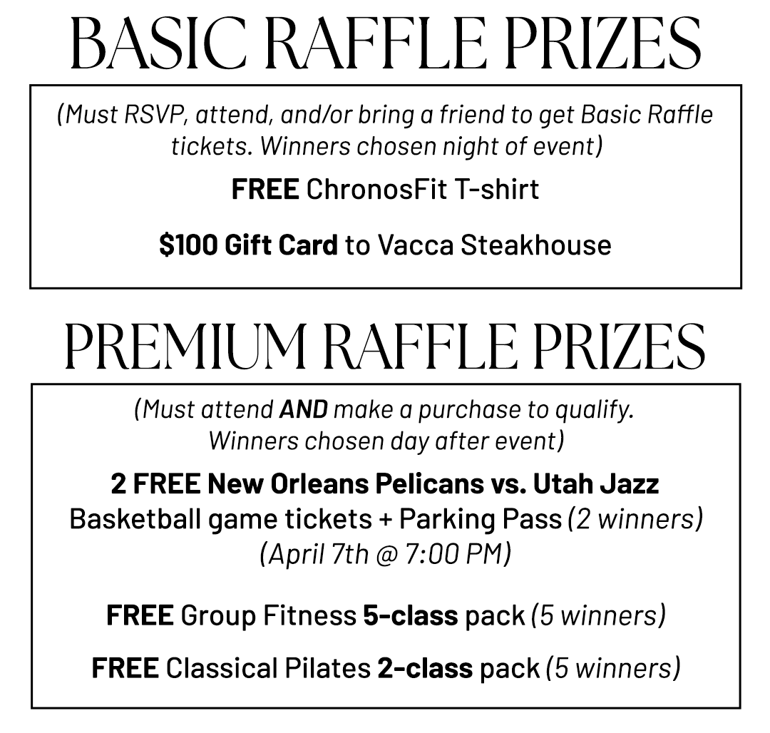 Fitness center event specials | Metairie, LA