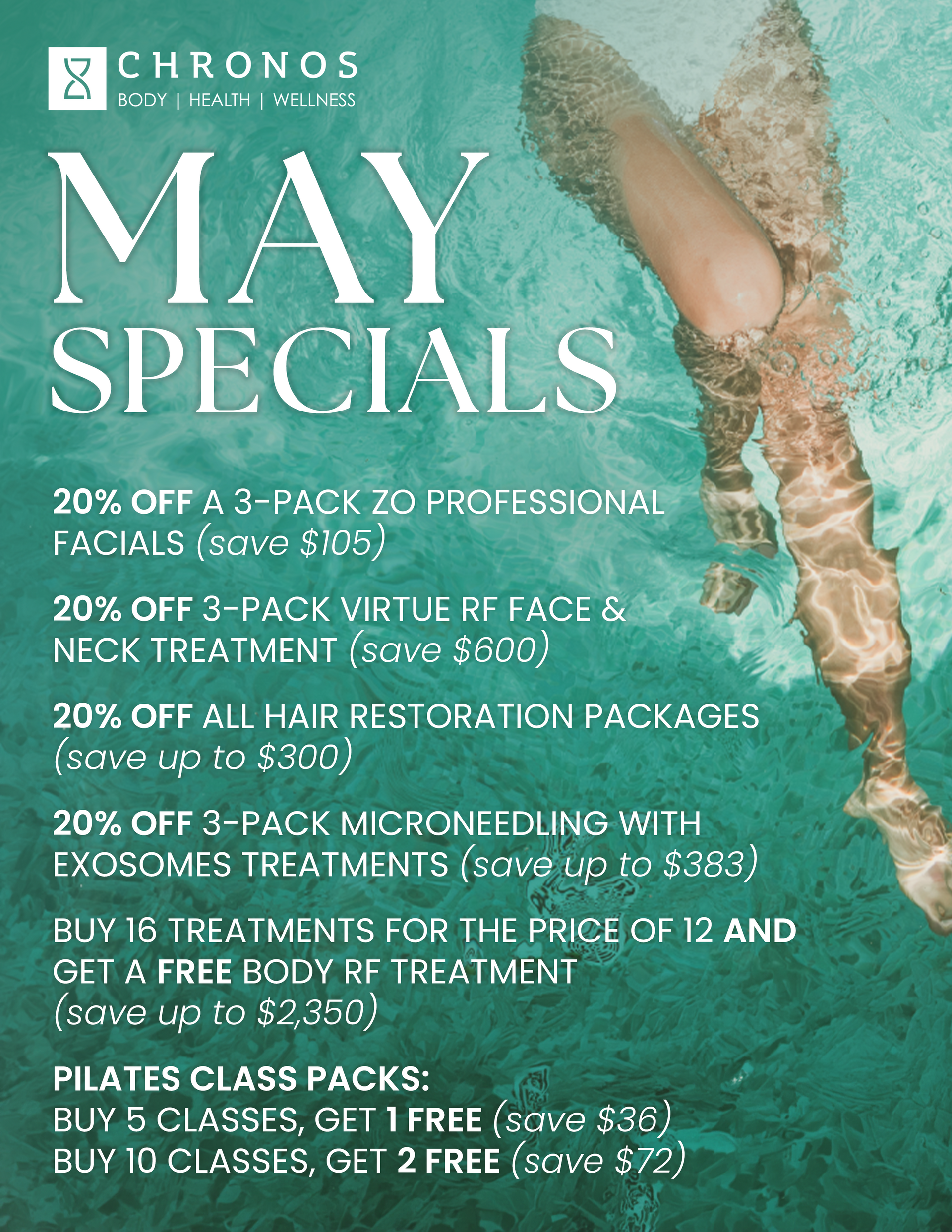 May med spa specials in Metairie | Chronos BHW
