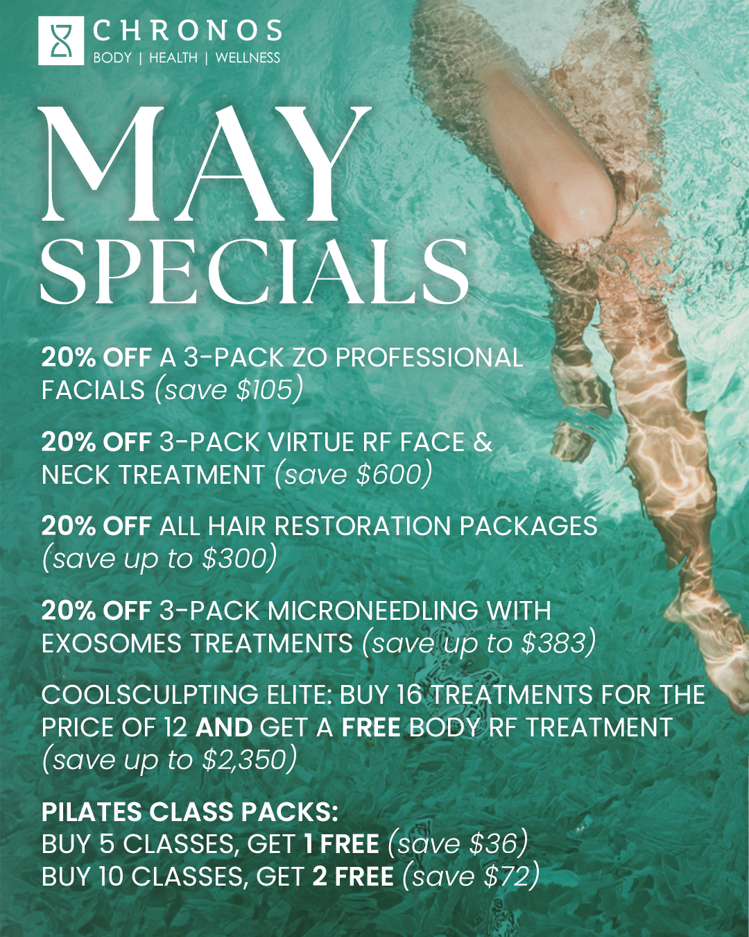 May med spa specials in Metairie | Chronos BHW