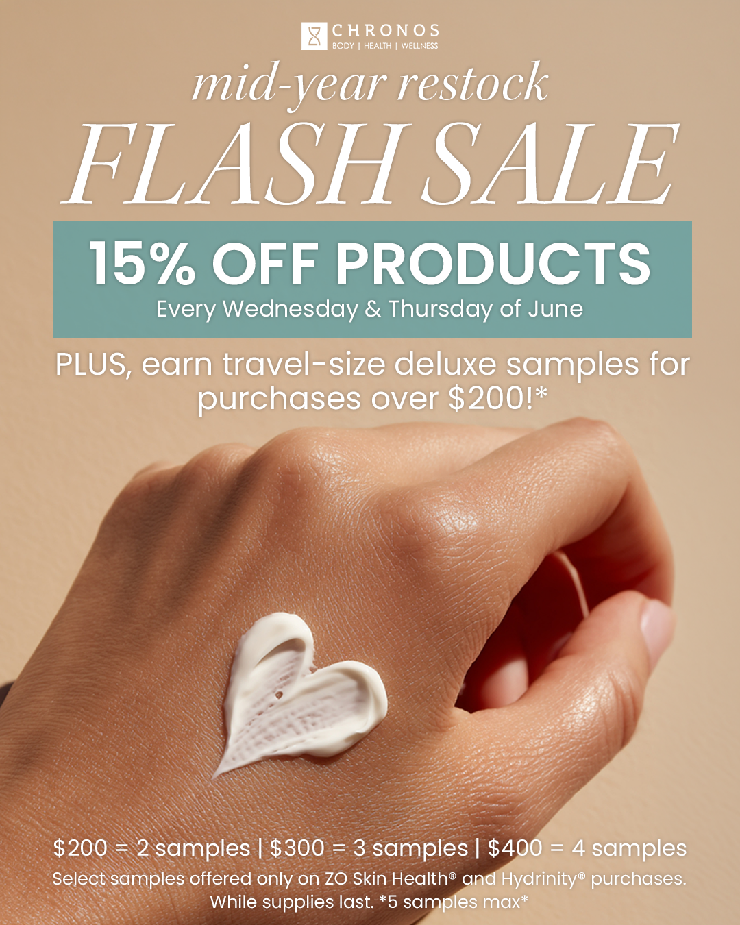 medical grade skincare sale | best skincare products in Metairie and New Orleans | Chronos