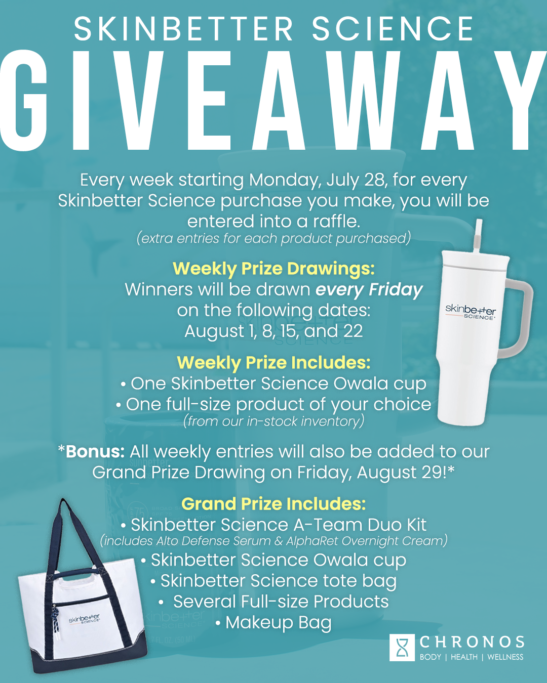 SkinBetter Science product giveaway | Medical Grade Skincare | Metairie