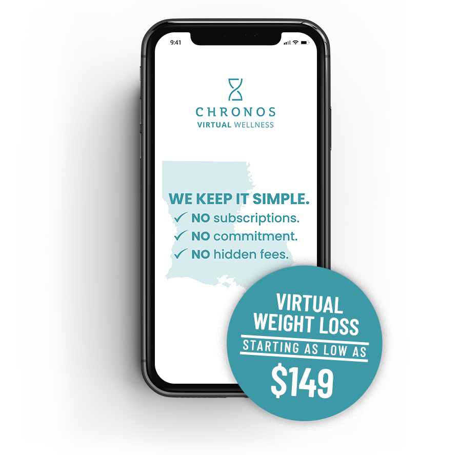 Affordable, trusted GLP-1 virtual telehealth program in Louisiana | Chronos BHW