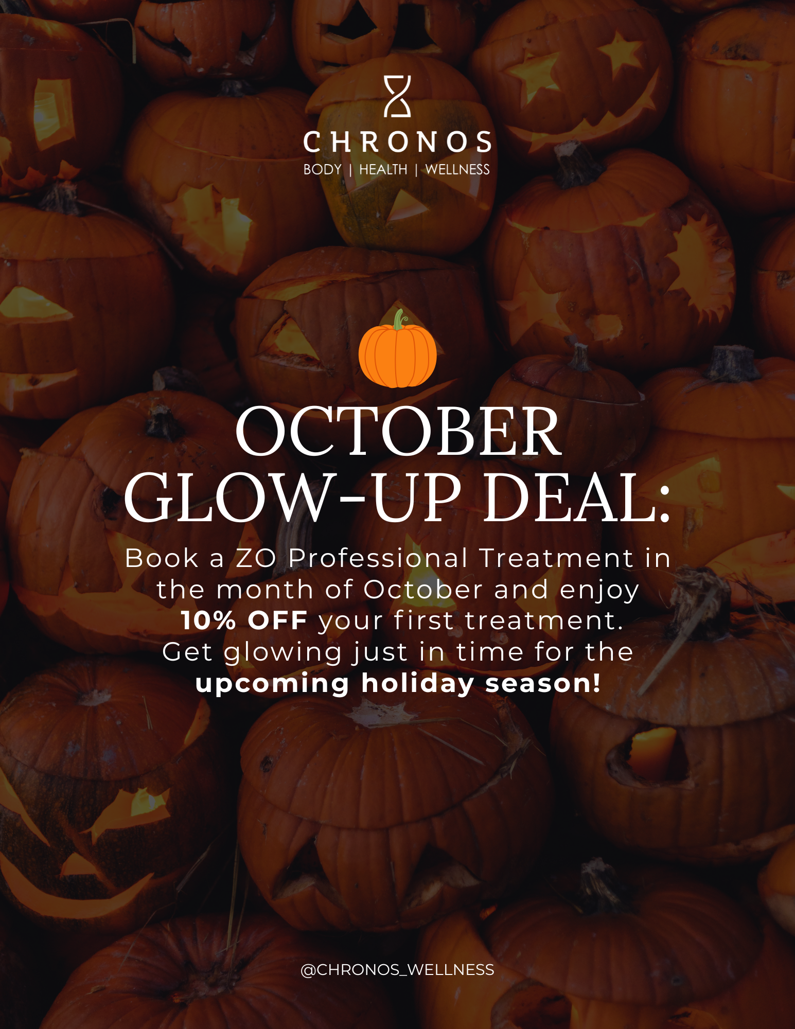 October facial special | Med Spa facial special | Metairie | Chronos BHW