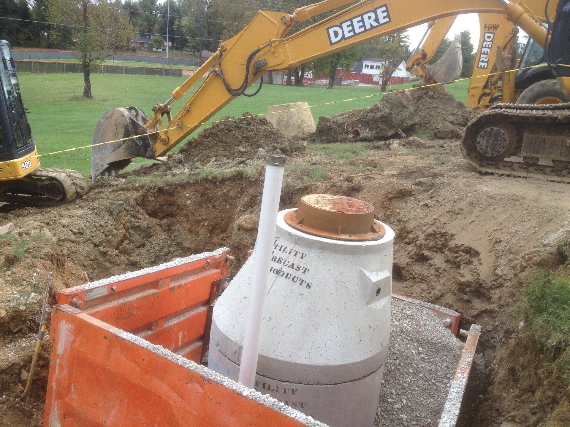 Manhole Replacement and Sewer Installation — Owensboro, KY — Hagerman Plumbing & Heating