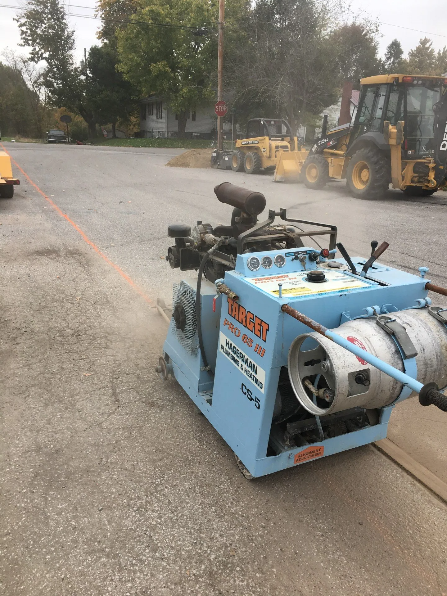 Road Sawcutter — Owensboro, KY — Hagerman Plumbing & Heating