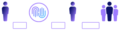 Simple illustration of how chat agents helps you and you help your audience in public