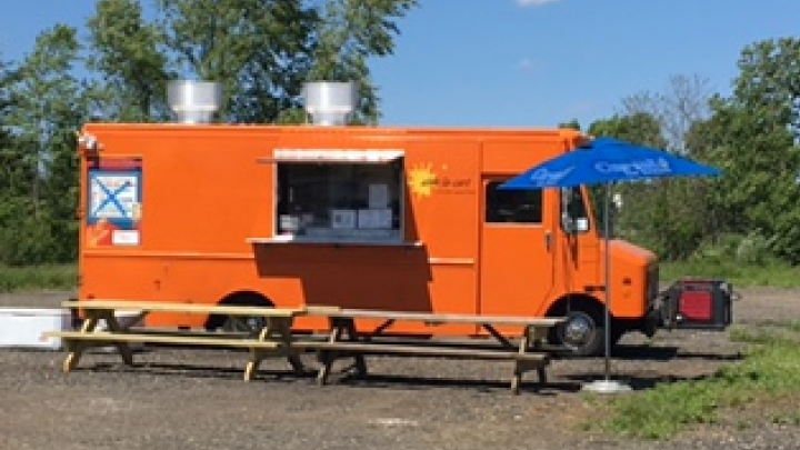 Orange Food Truck