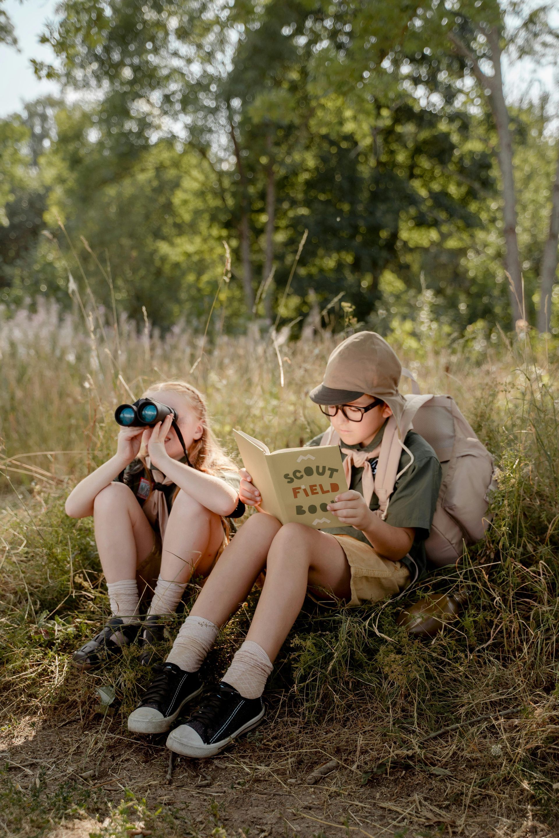 Kids playing outside