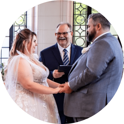 Alicia and Joel, 5-star review for Weddings by David