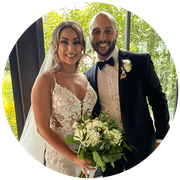 Amanda and Domenic, 5-star review for Weddings by David