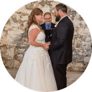 Cheryl and Brent, 5-star review for Weddings by David