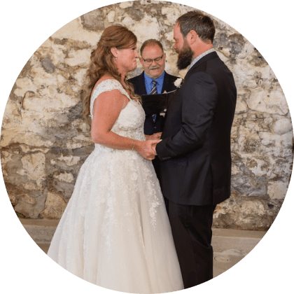 Cheryl and Brent, 5-star review for Weddings by David