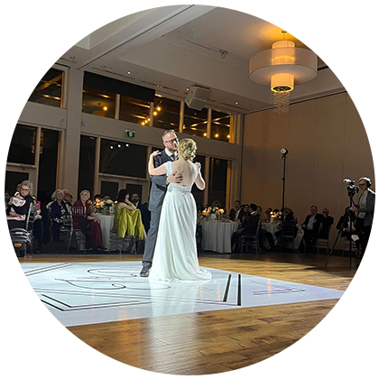 Julia and David, 5-star review for Weddings by David