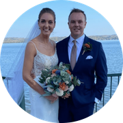 Natalie and Jonathan, 5-star review for Weddings by David