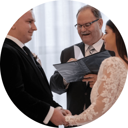 Robyn and Matt, 5-star review for Weddings by David