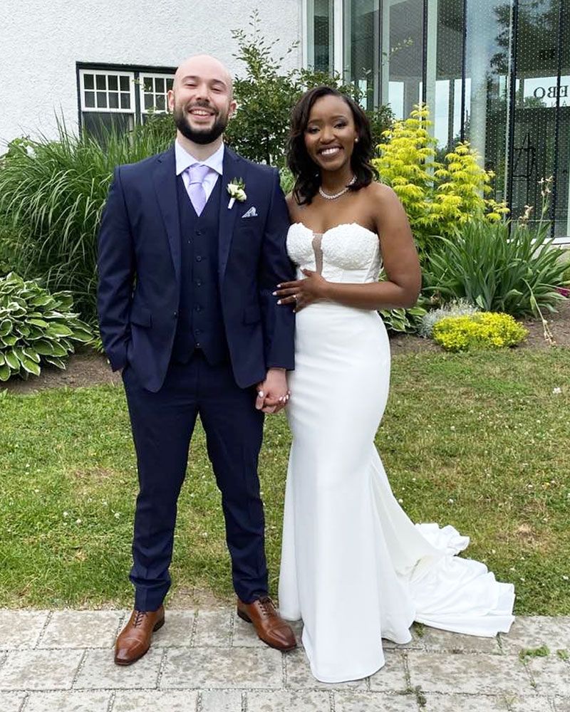 Weddings by David newly wed