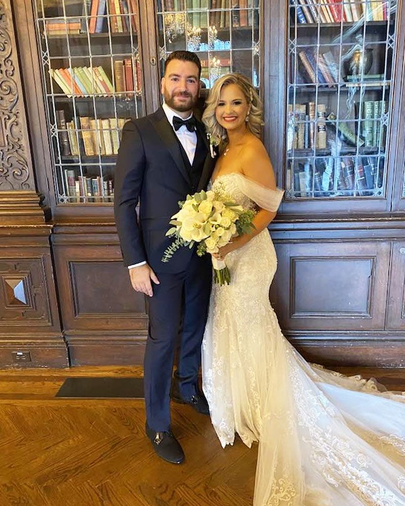 Weddings by David newly wed