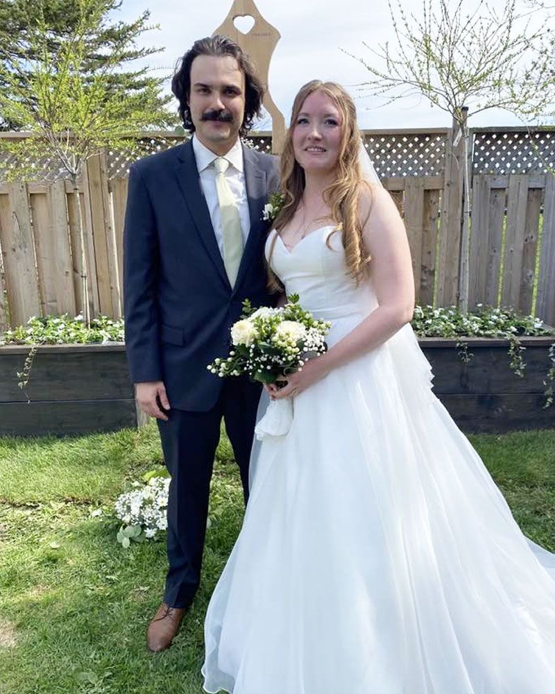 Weddings by David newly wed