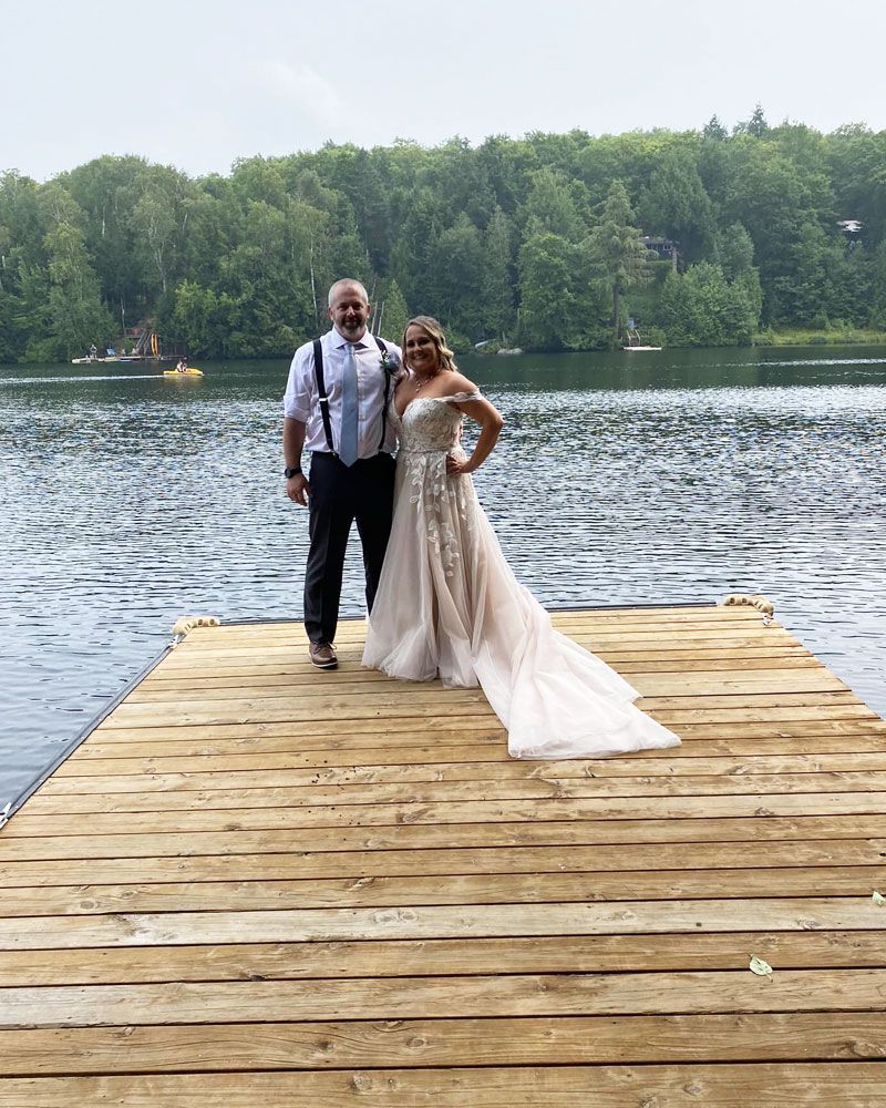 Weddings by David newly wed